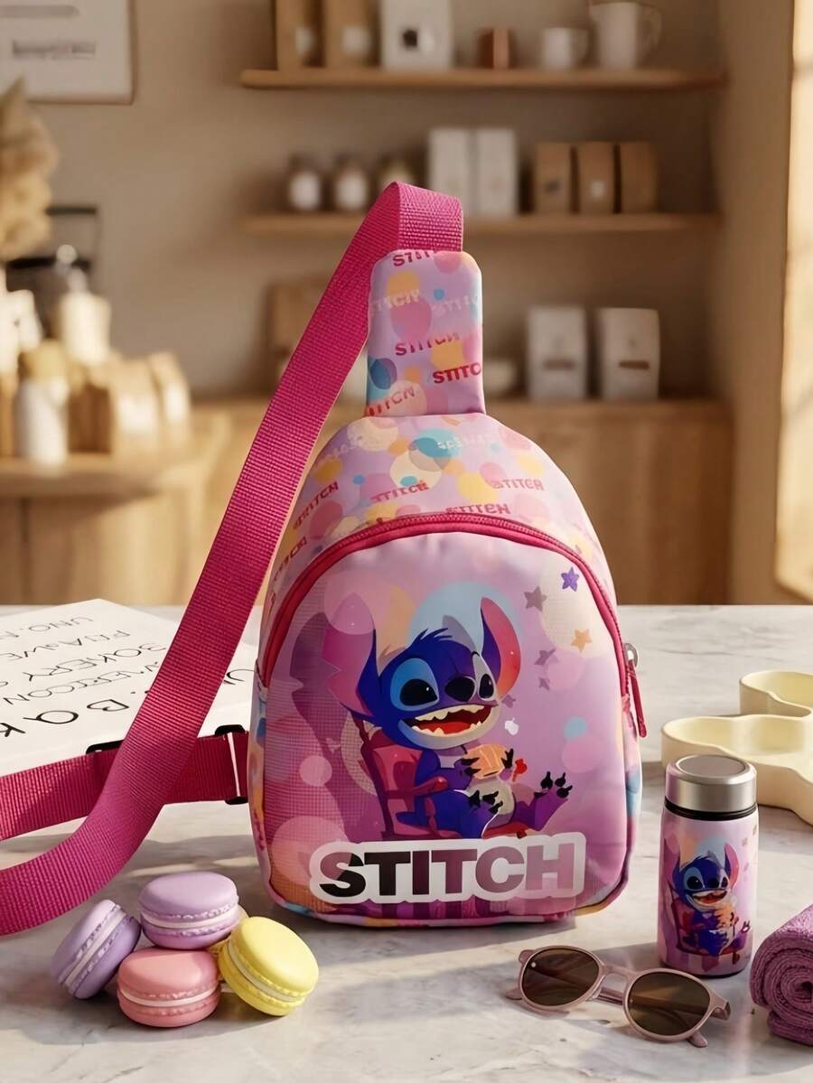 这款“星际宝贝”主题斜挎包专为女性和青少年设计。它品质优良，设计大胆——这是一款多功能斜挎包，配有可调节肩带，可装水瓶和个人物品，方便携带和整理。 - 彩色 - 查看 1