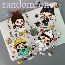 左撇子淘气日记 5D 立体浮雕贴纸，可爱卡通手机壳平板电脑防水贴纸，无残留 - 彩色 - 查看 7