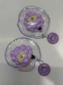 Innovative Realistic Grape Squeeze Toy, Stress Relief Fidget Toy With Quick Rebound, Suitable As Decorative Ornament For Various Festivals (Random Color Packaging) - Multicolor - View 11