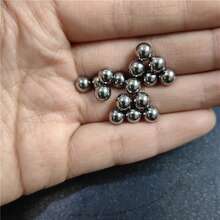 Easytoday 6毫米/8毫米 200颗弹弓狩猎射箭用高碳钢球 精密抛光淬火轴承组件钢球 - 灰色 - 查看 4