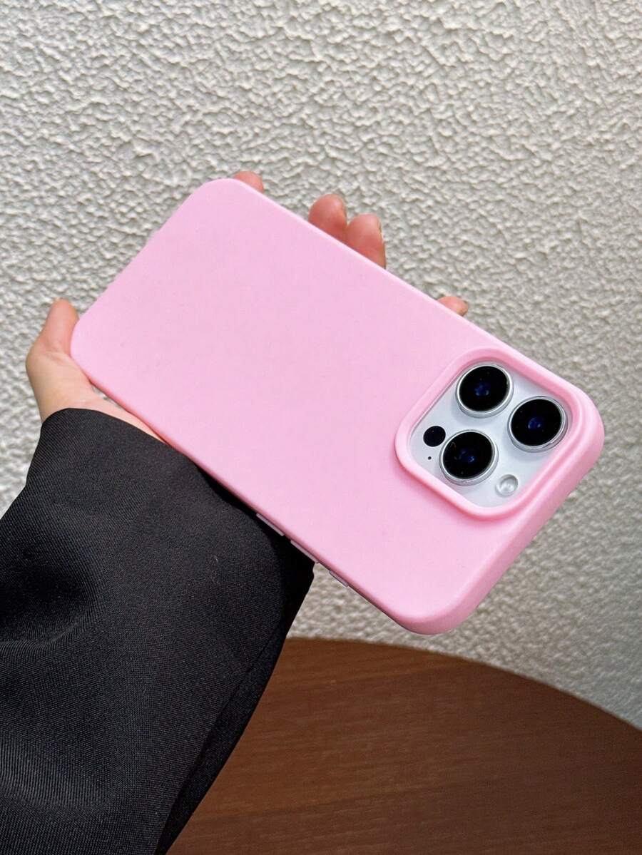 1个极简纯色软TPU磨砂防摔手机壳，带大摄像头孔，适用于 11/11 Pro Max/12/12 Pro/12 Pro Max/13/13 Pro/13 Pro Max/14/14 Pro/14 Pro Max/14 Plus/15/15 Pro/15 Pro Max/15 Plus/16/16 Pro/16 Pro Max/16 Plus/17/17 Pro/17 Pro Max，适合女生使用。 - 粉色 - 查看 1