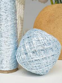 50克亮片纱线，具有闪亮效果，适合编织毛衣、帽子、DIY手工材料，也是情人节和母亲节礼物的理想选择。 - 1件粉紅色 - 查看 3