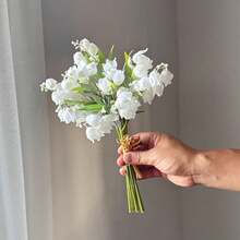 18 Stems Artificial Lily Of The Valley Bouquet - Fake Green Stems For Tabletop Center Decor And Party Decoration - Multicolor - View 4