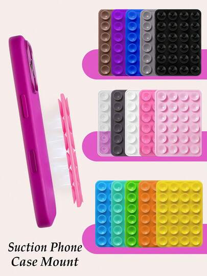 48pcs Silicone Suction Cups, Suitable For Smartphones And Tablets - Octopus Phone Holder, Multi-Color Packaging, Durable And Easy To Use, No Battery Required, Grip, Suitable For Hands-Free Viewing, Tablet Accessories, Tablet Stickers, Tablet Grip, Vivid Design, Flexible Material, Car/Blue Phone Stand, Phone Stickers, Phone Spring Holder, Phone Accessories, Holder, Phone Grip