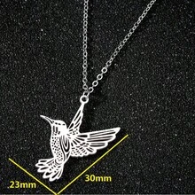 1 pieza Collar con forma de colibrí, adecuado para uso diario o como regalo. - XL754 - Ver 2
