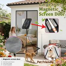 1 件磁性蚊帐帘，采用精细网布制成，有效阻挡蚊虫，同时保持空气流通，中间带有磁性，方便宠物自由出入，享受无蚊虫的舒适生活。 - 1件 - 查看 1