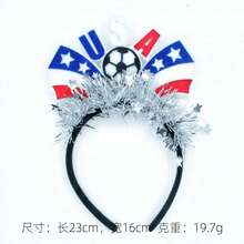 3pcs/Set 2026 World Cup Fan Headbands, National Flag Team Cheer Headwear - Multicolor - View 9