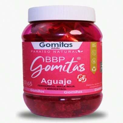 ISOPURE GOMITAS DE AGUAJE, FENOGRECO, MACA ROJA Y MIROESTROL