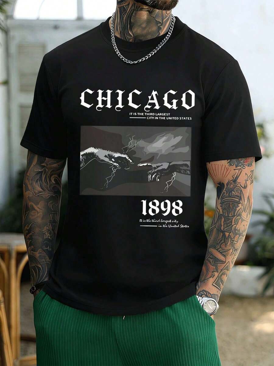 Camisetas para hombres - Negro - Ver 1