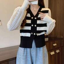 Women Lightweight Cardigans - Black - View 3