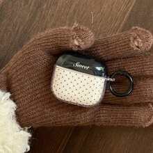 极简韩欧风半透明粉黑波点耳机盒+耳挂式耳机套，兼容 Pro 3、新款Pro 2、可爱4号极简3号个性化1/2耳机盒及保护套（女士款） - 無色 - 查看 7