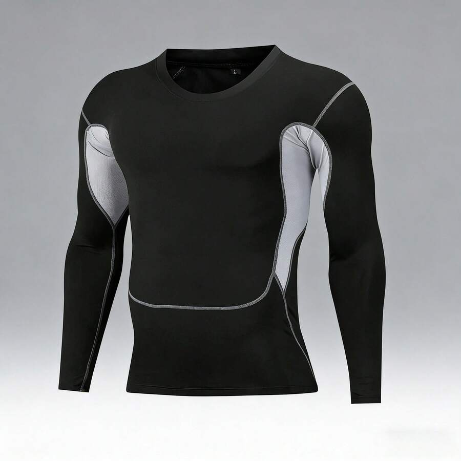 Men Workout Clothes - 1029 Black - View 1
