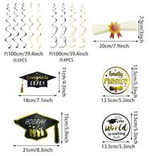 Spiral Background Decor For Graduation Season, Graduation Party Ceremony Backdrop - View 2