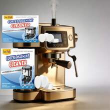 1 Box Coffee Machine Descaling Tablets, Coffee Maker Cleaning Effervescent Tablets For Espresso And Drip Coffee Machines - Powdery - View 8