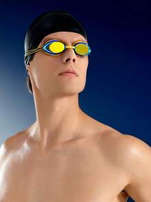 Anti-Fog Swimming Goggles, Professional Training & Racing, Low Resistance Electroplated Thin Strap, Unisex - Swimming Goggles - View 6