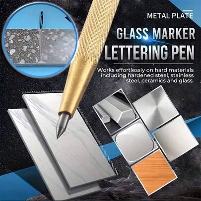 1/2 Pcs Tungsten Carbide Diamond Scriber, Hardmetal Marking Engraving Pen, Metalworking Scribe Tool For Glass, Ceramic, Metal, Marble, Wood Carving, Manual Tool