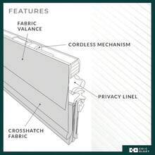 Roman Shades For Windows Window Treatments Roman Shades Roman Window Shades Room Darkening Shades Window Shades 34" W X 48" H Belgian Flax Privacy And Light Filtering - 34W X 48H - View 5