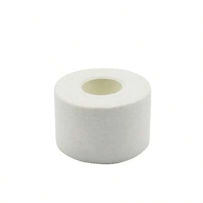 3.8cm White Sports Tape - Suitable For Muscle Wrapping, Joint Stabilization, Wrist And Knee - Easy To Use, Durable And Comfortable - Suitable For Gym
