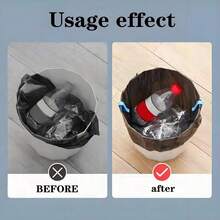 10pcs Garbage Bag Clips Trash Can Liner Fasteners Creative Snack Sealing Clips Non-Slip Kitchen Cleaning Accessories Durable Plastic Waste Management Tools Food Storage Organizers Reusable Trash Bag Holders Home Organization Solutions Kitchen Gadgets - Blue - View 8