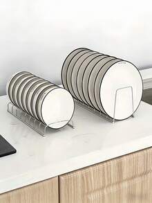 Stainless Steel Dish Rack Built-In Utensil Storage Finish Kitchen Counter Storage Shelf For Storing Bowls And Plates A Pull-Out Drawer Type With Built-In Drying And Sterilizing Features Clean And Tidy Kitchen Essentials Kitchen Accessories - Multicolor - View 6