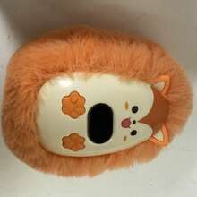 Calentador de manos de peluche lindo de 1200mAh - Ajuste de temperatura múltiple (Alto/Bajo/Modo) con pantalla digital, almohadilla de calefacción portátil, interruptor inteligente, regalo perfecto para el invierno - Paquete individual - Ver 14
