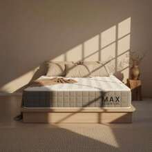 Smart Bamboo: Colchón MAX Essential Colchón en Caja Híbrido con Resortes Embolsados Independientes y Espuma Gel Soporte Ortopédico con Firmeza 7 Individual - Individual - Ver 7