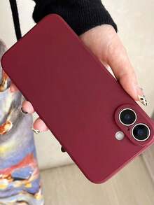 Shockproof Anti-Fingerprint Silicone Phone Case Compatible With IPhone 16/15/14/13/12 Pro Max, S23 Ultra,  Note 11,  Phones, Apple 17/17 Pro/17 Pro Max, Kindle Paperwhite 13, Kindle Paperwhite 16, Black Shark, 17 Pro Max, Honor Magic 7 Lite,  A40, 13, Phone Cover, Phone Accessories, A56 5G, Phone Case, 13 Mini Phone Case, Suitable As Gift For Girlfriend Stay On  With A Variety Of Styles To Make Your Phone The Center Of Attention - 顏色1 - 查看 6