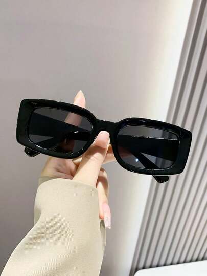 1 τεμάχιο Ρετρό Γυαλιά Οράσεως με Τετράγωνο Σκελετό, Κλασικά Γυαλιά Οράσεως, Κατάλληλα για Υπαίθριες Δραστηριότητες, Ταξίδια, Παραλία, Διακοπές, Καθημερινή Χρήση, Οδήγηση, Ευέλικτο Αξεσουάρ για Εκδρομές, Υπαίθριες Δραστηριότητες, Διακοπές στην Παραλία και τη Θάλασσα, Επίσης, Ένα Υπέροχο Δώρο για Οικογένεια και Φίλους