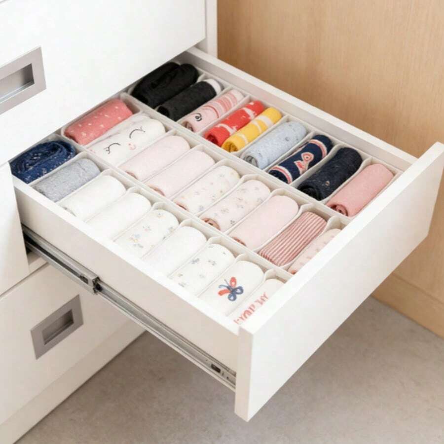 Bộ sắp xếp ngăn kéo hình tổ ong với 11 ngăn