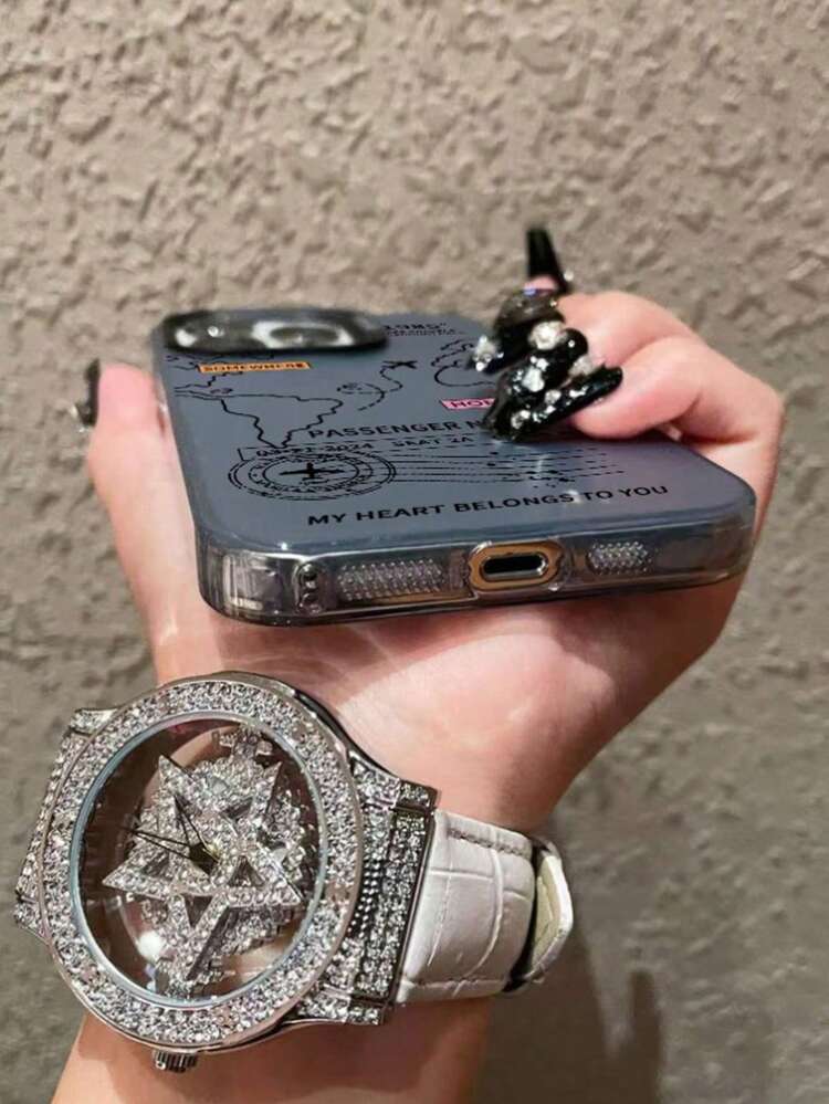1个飞机航线图案硬质PC手机壳，软边设计，彩色银色，适用于苹果16 Pro Max/16 Pro/16 Plus/16/11/11 Pro/11 Pro Max/12/12 Pro/12 Pro Max/13/13 Pro/13 Pro Max/14/14 Plus/14 Pro/14 Pro Max/15/15 Plus/15 Pro/15 Pro Max系列 - 黑色 - 查看 3