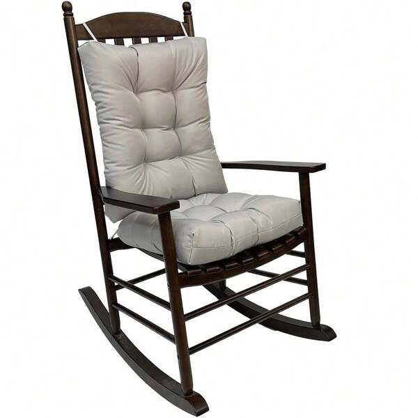 2 piezas de cojín para silla de mecedora, sillón reclinable, respaldo y asiento, almohadilla suave para oficina