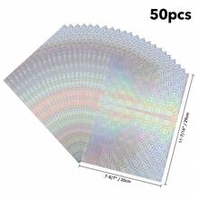 20x29cm Toner Reactive Foil For Laminator, Foil Paper For Toner Foiling Scrapbooking Craft Projects Card Making, Foil By Laser Printer And Laminator - Toner Reactive Foil - View 23