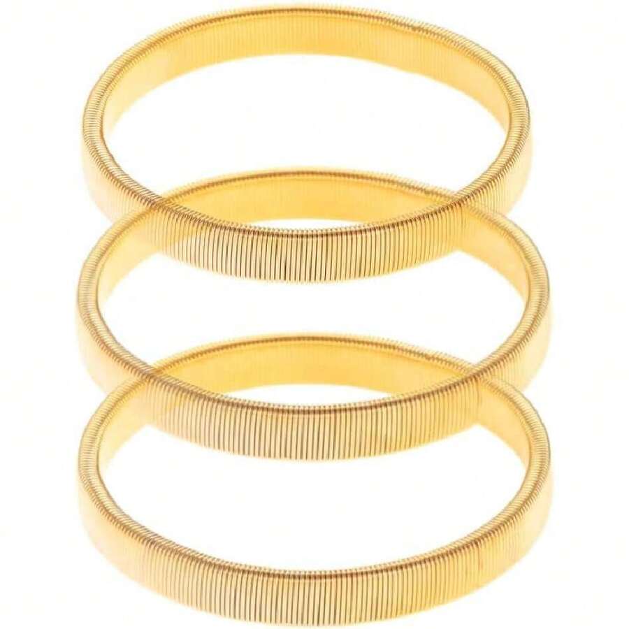 Pulsera de cadena de serpiente apilable en espiral,44323819 - Multicolor - Ver 1
