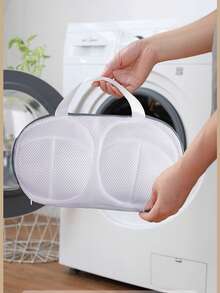 Bra Wash Bag With Anti-Deformation Design, Reusable Laundry Bag With Hanging Strap - Multicolor - View 8