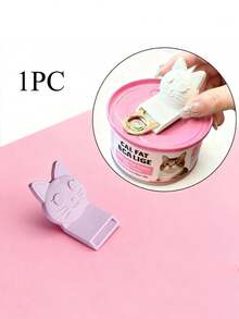1 Abrelatas con forma de gato lindo para abrir latas de comida y bebidas mientras protege las uñas, perfecto para mujeres que cuidan sus uñas, adecuado para herramientas de cocina de plástico para latas de comida para gatos/perros. El abridor de botellas multiusos es un artículo imprescindible en la cocina - Ver 12