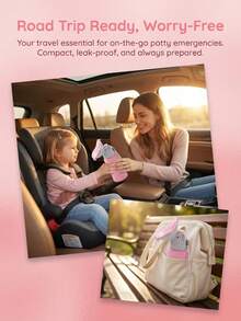 Bô vệ sinh di động cho bé, bồn tiểu chống rò rỉ dùng ngoài trời, du lịch bằng ô tô, bô tiện lợi cho trẻ em. - bồn tiểu - Xem 4