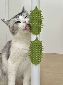 猫抓按摩垫，宠物猫抓摩擦刷，小型猫咪自清洁桌，犬猫抓刷，猫咪用品，狗狗用品，猫玩具，快乐小狗，幼犬必备品，快乐小狗，宠物用品，狗狗，猫玩具 - 灰色 - 查看 7