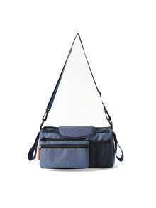 1pc Baby Stroller Hanging Bag, Large Capacity Storage Bag For Baby Stroller, Baby Carriage Accessories - Multicolor - View 14