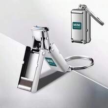 Foldable Portable Stainless Steel Nail Clipper Nail File Manicure Tool - Silver - View 10