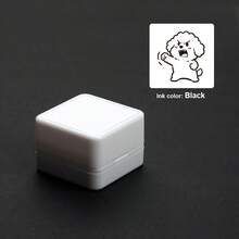 1pc Cute Poodle Shape Ink-Free Stamp, Press To Print, Healing Dog Image, Essential For Journals, Gifts, Decorations, Suitable For Students And Artistic Youth - Proud - View 12