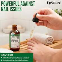 Tea Tree Oil - 100% Pure USDA Certified Organic Tea Tree Essential Oils for Skin Hair Toenail Body and Scalp 2oz - Árbol de té orgánico 2 oz - Ver 5