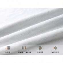 Cartoon R-Robloxs Game Gamer Flannel Blanket Soft Warm Throw Blanket For Bedroom Living Room Bed Travel Camping Picnic Gift.Jpg - trắng - Xem 2