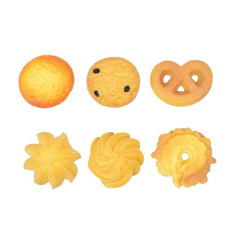 Bộ 6 món đồ chơi bóp mềm hình bánh quy mùa hè mới ra mắt năm 2026, thích hợp cho các bữa tiệc, sinh nhật, lễ tốt nghiệp, quà tặng mùa hè, món quà hoàn hảo. - Nhiều màu - Xem 1