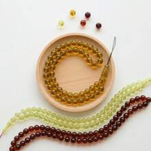 51pcs High Transparency Resin Beads, 12mm Flawless Beading, Fashion Versatile DIY Jewelry Making, Islamic Tasbih Beads, Suitable For Bracelets, Necklaces, Accessories, Phone, Keychains, Car Decor - Multicolor - View 2