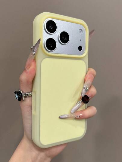 哑光亲肤感果冻软壳手机壳，兼容 17 Pro Max、17 Pro、17、16、15 Pro Max，超薄液态硅胶保护防震后盖