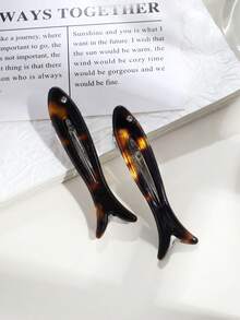 2pcs Cute Sweet Fish & Duck Bill Hair Clips, Suitable For Daily Use - Multicolor - View 14