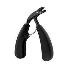 1 Set G31 Premium Nail Clipper, Modern Design, Stainless Steel Blade, Concave Edge, Wide Opening, Anti-Splash, Long Handle. Curved Callus Remover, Suitable For Thick Nails. Fragrance-Free. Suitable For Men And Elderly - Black - View 11