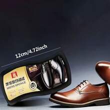 1/2 miếng mút đánh giày sóng bóng cao cấp, chăm sóc da và da lộn, đánh bóng giày hàng ngày không để lại dấu vết - Làm mới mùa xuân, vật dụng thiết yếu cho Ngày Trái đất, chăm sóc giày dép, sản phẩm mới, giải pháp đánh bóng nhanh. - nhiều màu - Xem 5