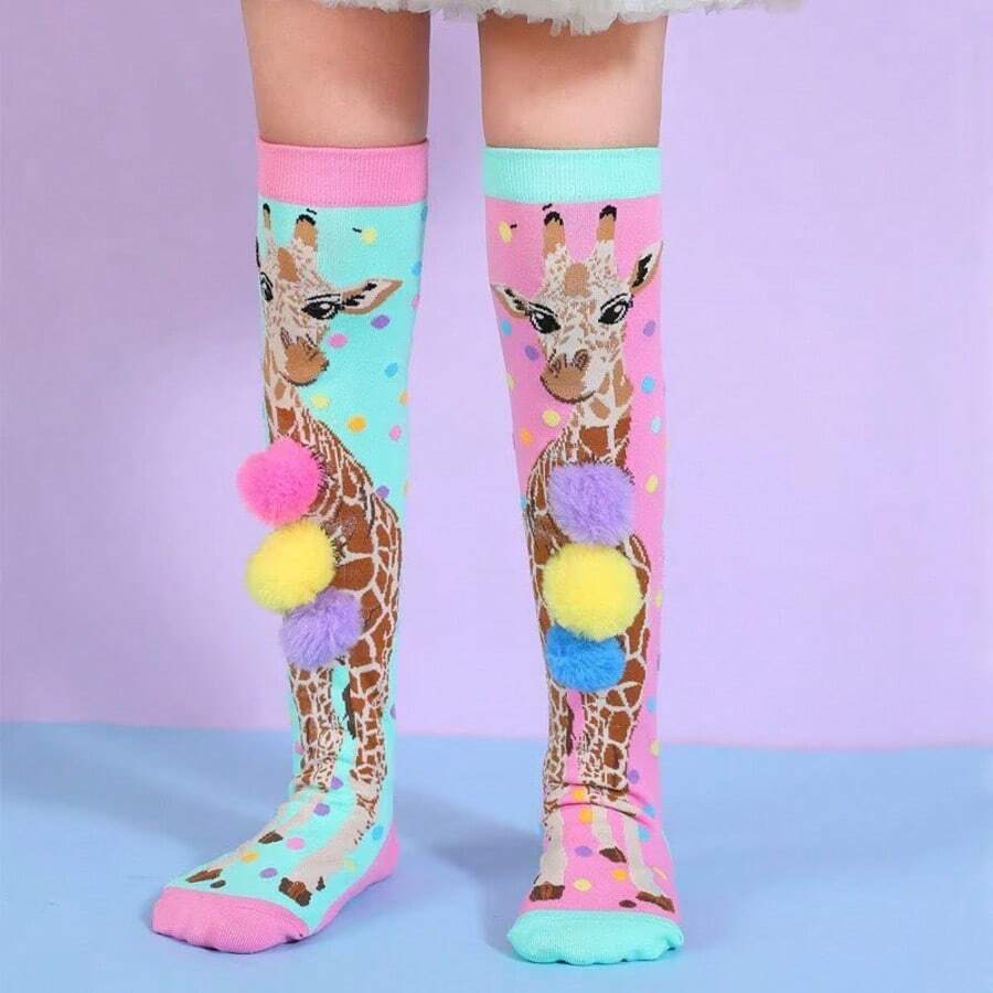 3D Fun Kids' High-Top Socks, One Size, Random Colors, Boy Or Girl MI 3D - GIFRAFU - 查看 1