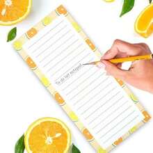 Joyberg 9 Pack Magnetic Notepads For Refrigerator, Magnetic Notepads For Refrigerator, Fruit Design Grocery List Pad For Fridge, Full Magnet Back Shopping Lists, 25 Sheets Per Note Pads - / - View 3